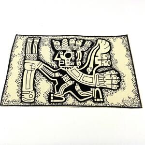 4 Placemats made In Peru Placemats Tiwanaku Inca Warrior Machu Picchu Prints